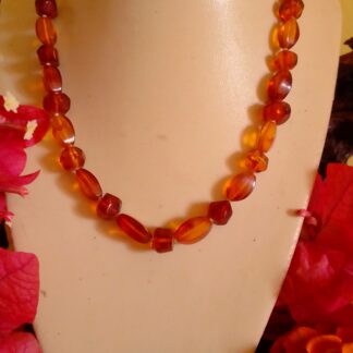Baltic amber necklace for teething